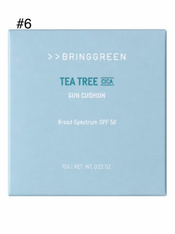 Bring Green Tea Tree Cica Sun Cushion SPF 50 #6 - front packaging