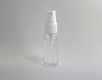 Clear body mist spray bottle