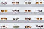 Cat-eye sunglasses with gradient lenses