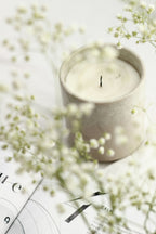 Soy candles in ceramic vessels