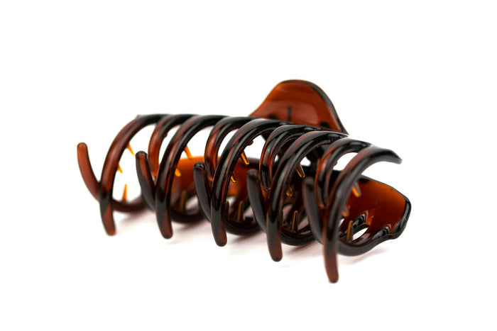 Tortoise Hair Claw Clips Set – Pack of 24 (Wholesale)