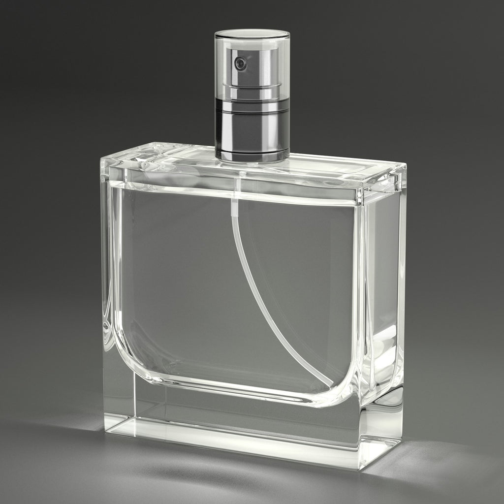 Clear glass mist spray bottle