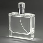 Clear glass mist spray bottle
